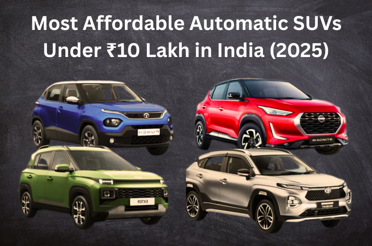 Most Affordable Automatic SUVs Under ₹10 Lakh in India (2025)