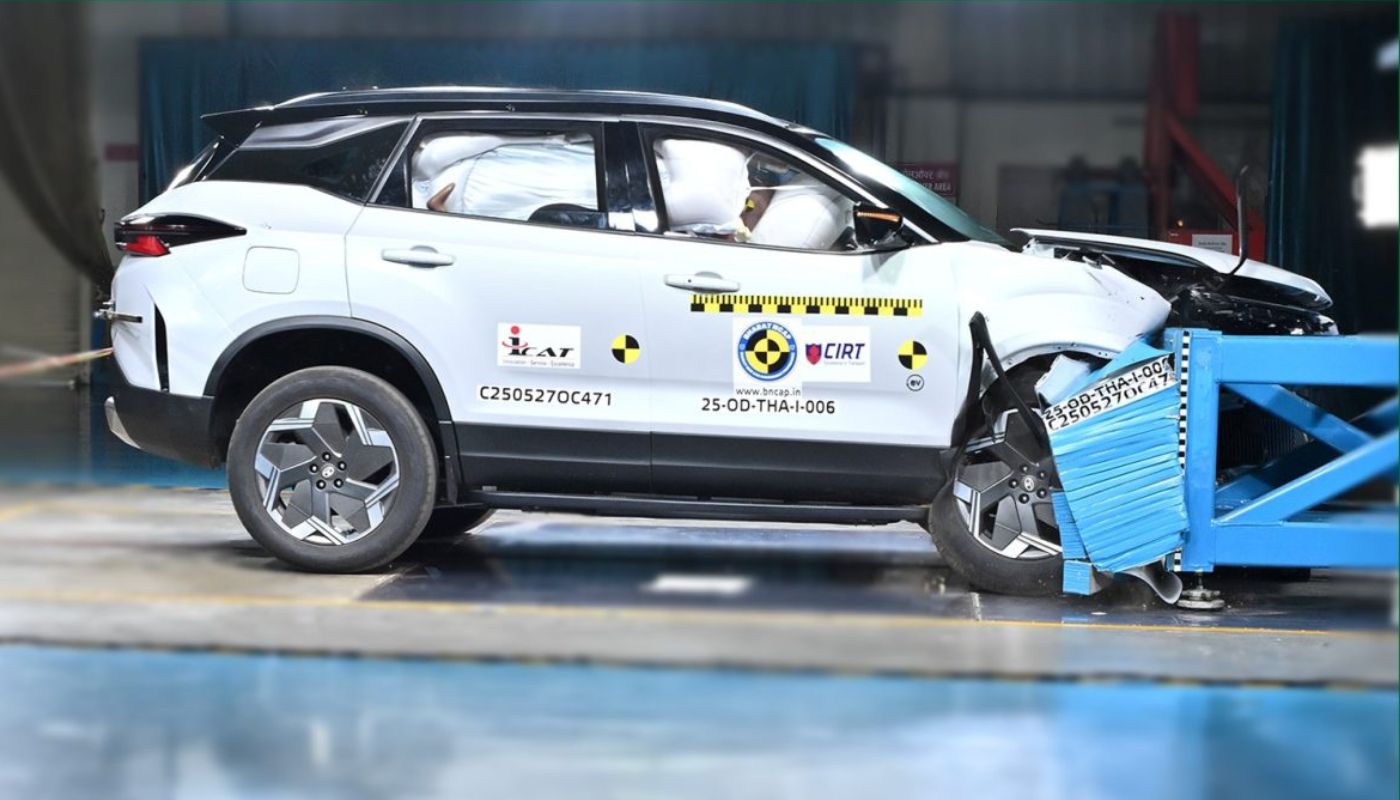 Tata Harrier EV Sets New Safety Benchmark with 5-Star Bharat NCAP Rating